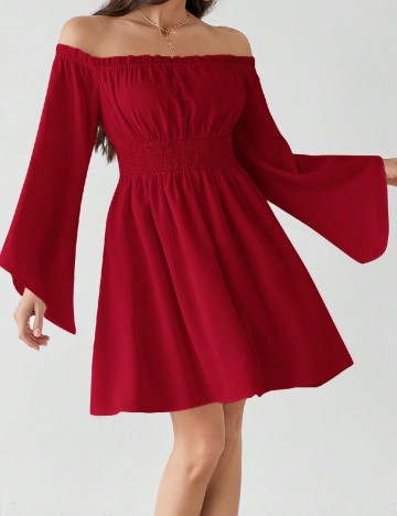 Rochie scurta SHEIN, rosu