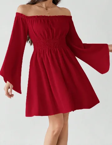 Rochie scurta SHEIN, rosu