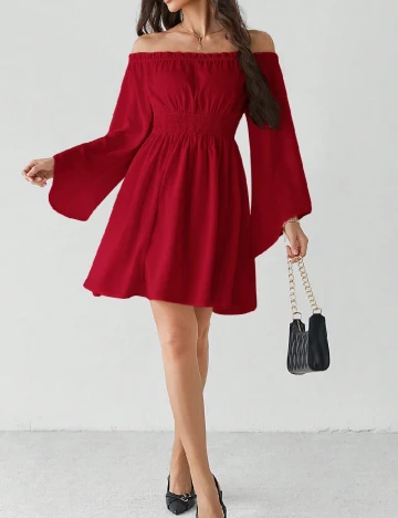 Rochie scurta SHEIN, rosu