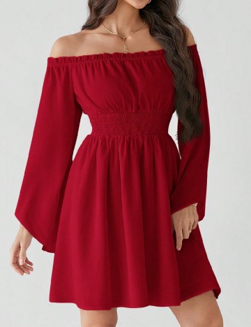 Rochie scurta SHEIN, rosu