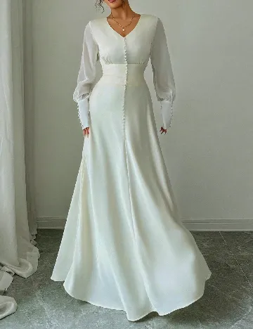 Rochie lunga SHEIN, galben deschis