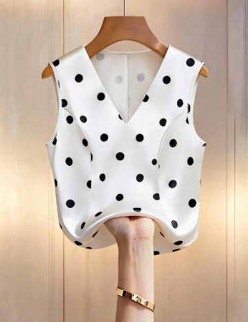 Top SHEIN CURVE, alb