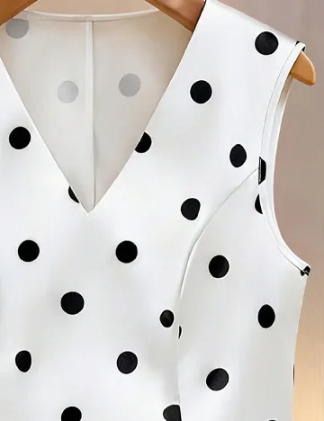 Top SHEIN CURVE, alb