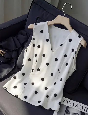 Top SHEIN CURVE, alb