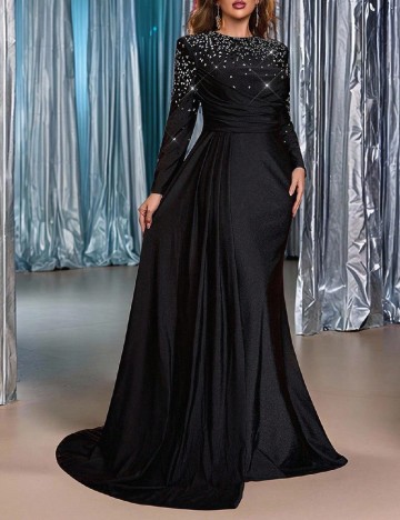 Rochie lunga SHEIN CURVE, negru