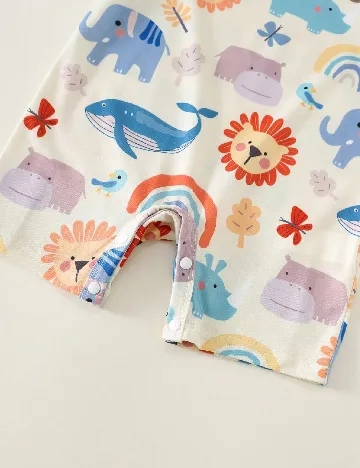 Salopeta Shein Kids, crem