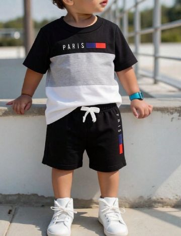 Compleu Shein Kids, negru