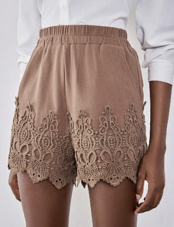 Pantaloni scurti SHEIN, maro