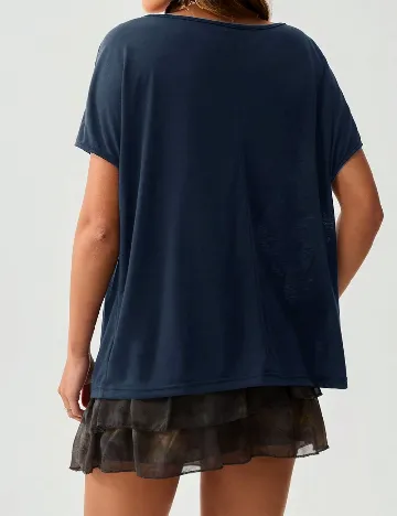 Tricou SHEIN, bleumarin