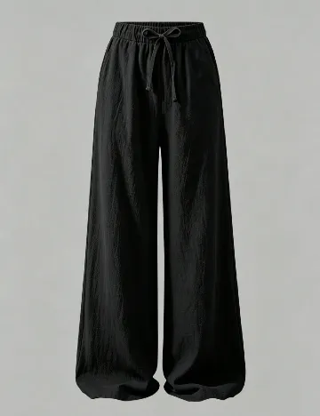 Pantaloni Shein Kids, negru
