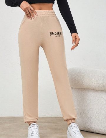Pantaloni SHEIN, crem