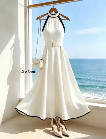 Rochie lunga SHEIN, alb