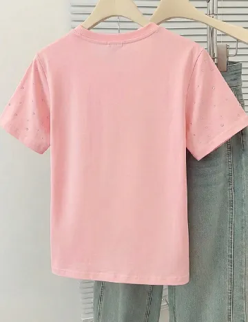 Tricou SHEIN CURVE, roz