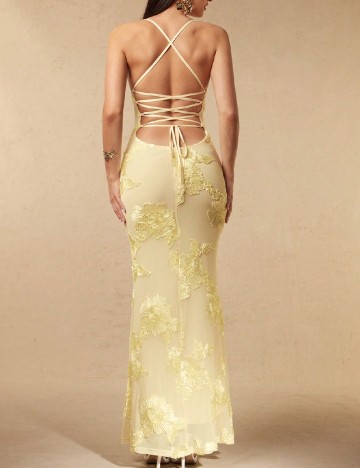 Rochie de noapte Silquee, galben