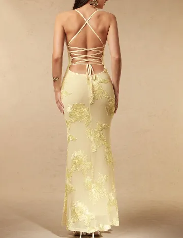 Rochie de noapte Silquee, galben