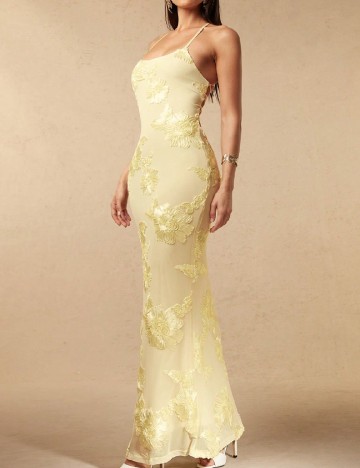 Rochie de noapte Silquee, galben