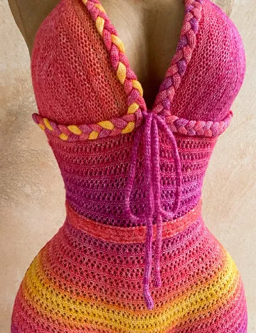 Salopeta de plaja SHEIN, mix culori