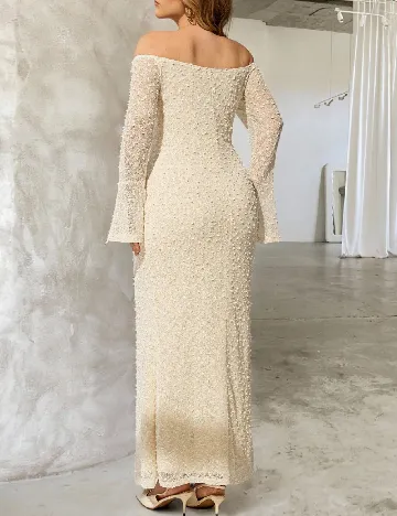 Rochie lunga SHEIN CURVE, crem