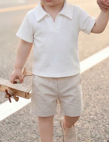Tricou Shein Kids, alb