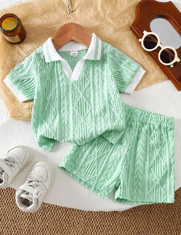 Compleu Shein Kids, verde