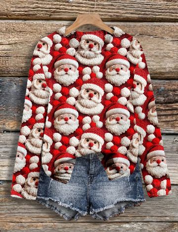 Bluza SHEIN, rosu