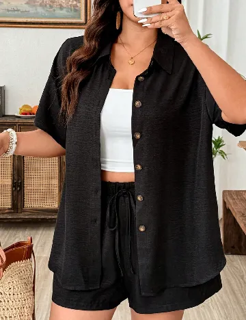 Compleu SHEIN CURVE, negru