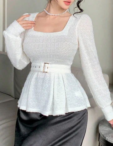 Bluza Dazy, alb