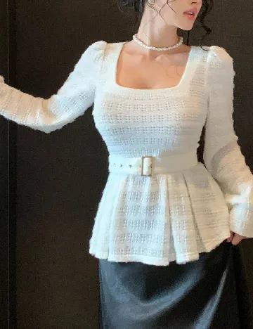 Bluza Dazy, alb