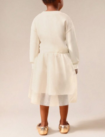 Rochie Shein Kids, crem