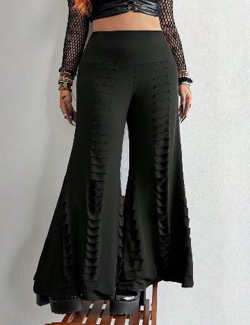 Pantaloni SHEIN CURVE, negru