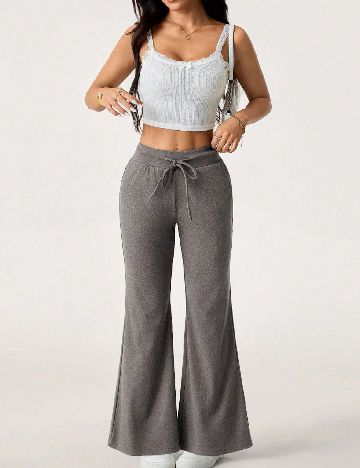 Pantaloni SHEIN, gri