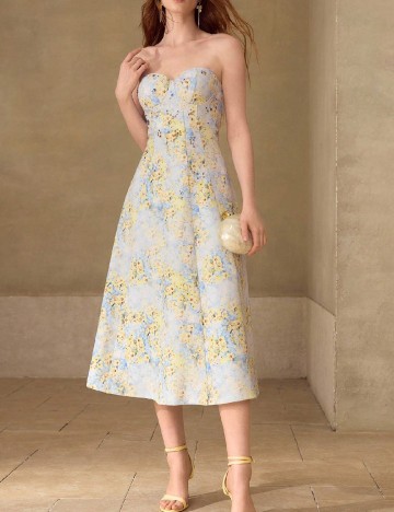 Rochie medie MOTF, mix culori