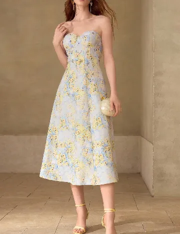 Rochie medie MOTF, mix culori