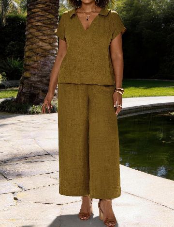 Compleu SHEIN CURVE, verde
