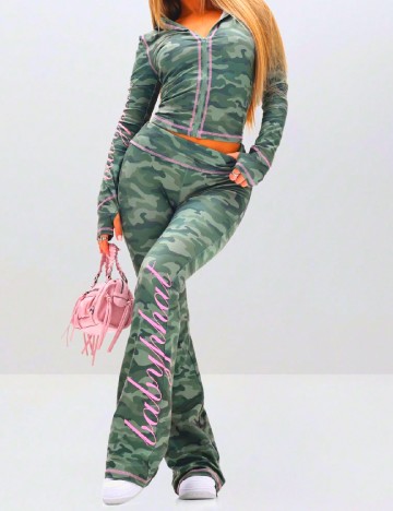 Pantaloni Baby Phat, army