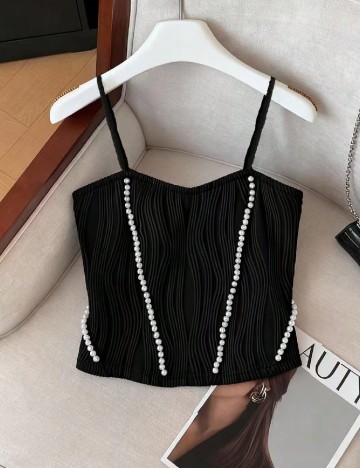 Top SHEIN, negru