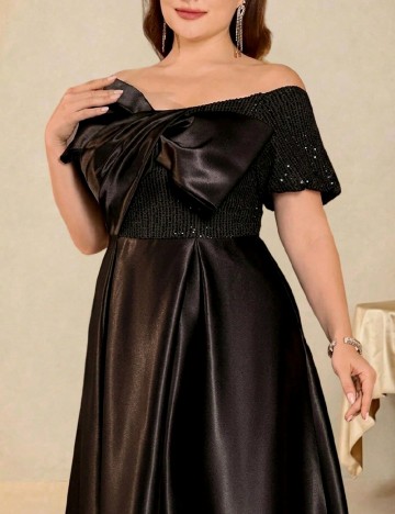 Rochie lunga SHEIN CURVE, negru