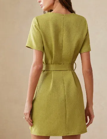 Rochie scurta SHEIN, verde