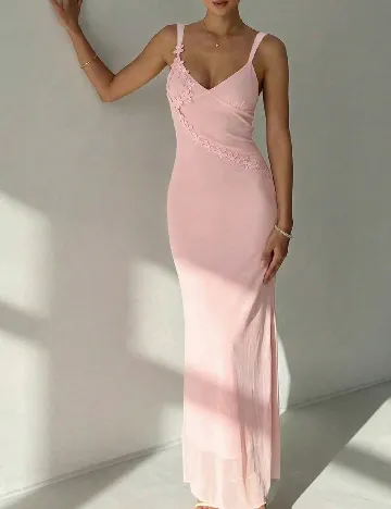 Rochie lunga SHEIN, roz deschis