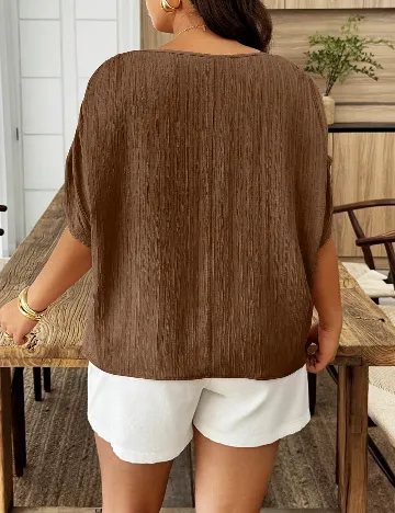 Bluza SHEIN CURVE, maro