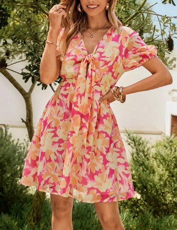Rochie scurta SHEIN, mix culori