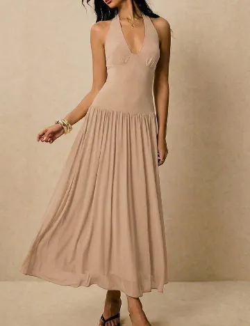 Rochie lunga SHEIN, maro