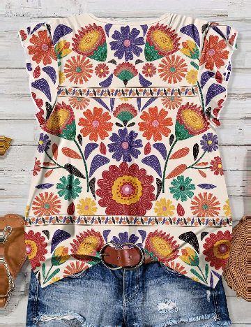 Bluza SHEIN CURVE, mix culori