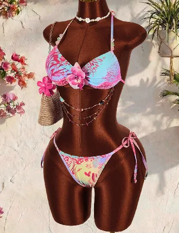 Costum de baie SHEIN, mix culori