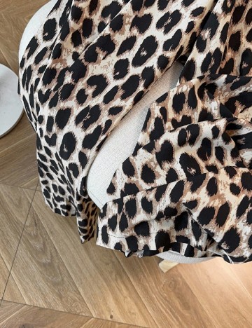 Pantaloni SHEIN CURVE, animal print