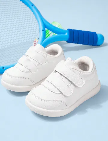 Adidasi Shein Kids, alb