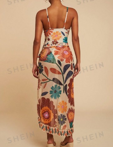 Costum de baie SHEIN, mix culori