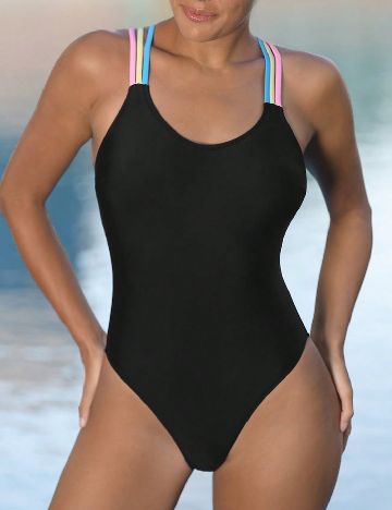 Costum de baie SHEIN, negru