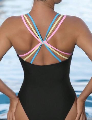 Costum de baie SHEIN, negru