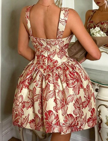 Rochie scurta SHEIN, rosu